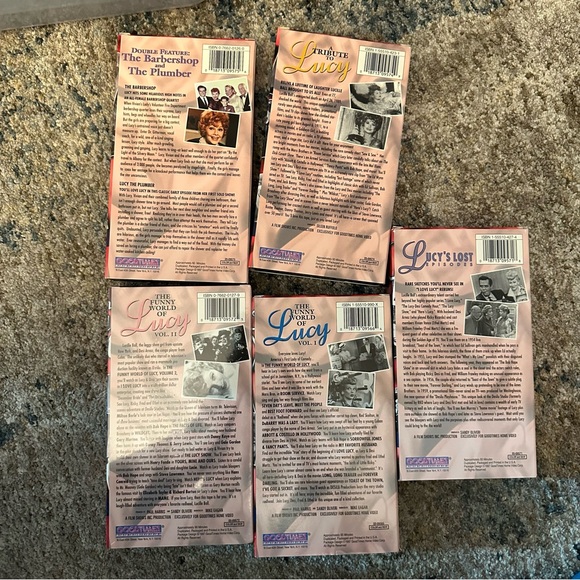 FUNNY WORLD OF LUCY COLLECTOR 5 SERIES VHS TAPES - Picture 7 of 8